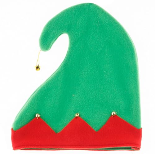 JSGHGDF Pelziger Weihnachtself Mit Glocken Für Urlaubsfeiern Geben Freundlichkeit Elfen New Year Party Cosplay Accessoires von JSGHGDF