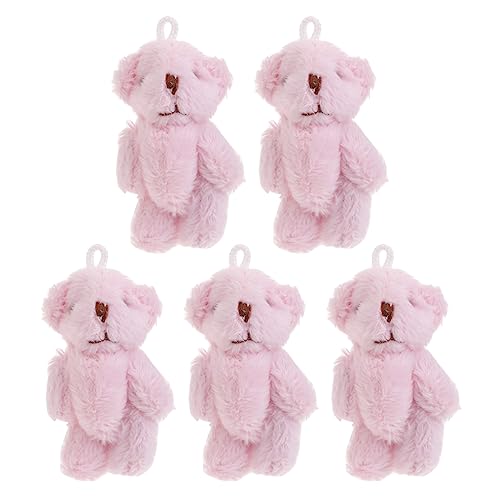 JSGHGDF Plüschbärengelenkpuppen Schlüsselkettenschmuck Little Gelenkbärenspielzeug Mit Hängenden Haken Für Bag Geldbeutel Rucksack Anhänger 5pcs JSGHGDF Plüschbärengelenkpuppen Schlüsselkettenschmuck Little Gelenkbärenspielzeug Mit Hängenden Haken Für Bag Geldbeutel Rucksack Anhänger 5pcs von JSGHGDF