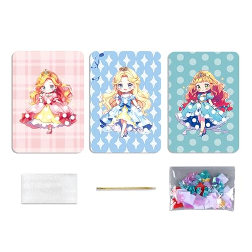 JSGHGDF Prinzessin Dress Up Poking Book Kreatives Aktivität Set Für Mädchen Mit Farbenfrohen Kleidungsdressingspielen Mädchen von JSGHGDF