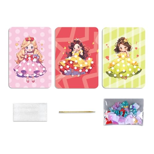 JSGHGDF Prinzessin Dress Up Poking Book Kreatives Aktivität Set Für Mädchen Mit Farbenfrohen Kleidungsdressingspielen Mädchen von JSGHGDF