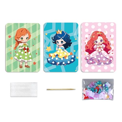 JSGHGDF Prinzessin Dress Up Poking Book Kreatives Aktivität Set Für Mädchen Mit Farbenfrohen Kleidungsdressingspielen Mädchen von JSGHGDF