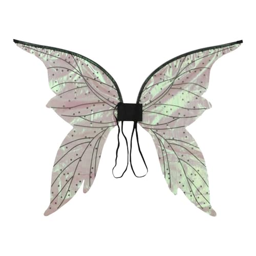 JSGHGDF Schmetterlingsflügelkostüm Girls Feen Dress Up Für Kinder Geburtstag Cosplay Halloween Weihnachtsfleischfresser Masqueraden von JSGHGDF