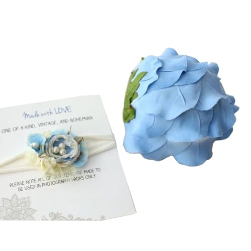 JSGHGDF Schöne Foto-Requisiten für Neugeborene, Blumen-Haarband mit Hintern, Set für Jungen und Mädchen, Fotoshooting-Requisiten für 0–3 Monate alte Babys JSGHGDF Schöne Foto-Requisiten für Neugeborene, Blumen-Haarband mit Hintern, Set für Jungen und Mädchen, Fotoshooting-Requisiten für 0–3 Monate alte Babys von JSGHGDF