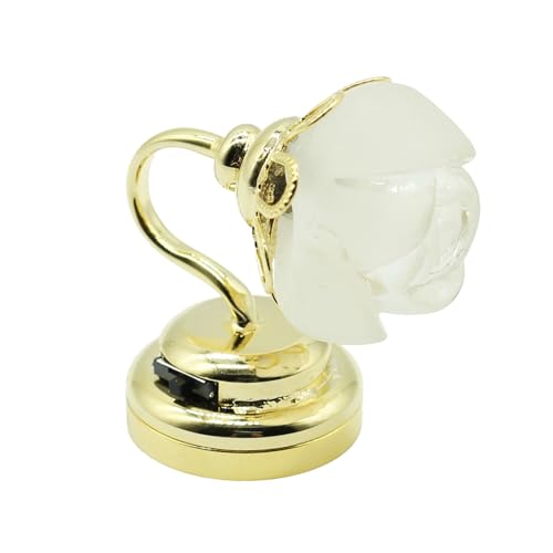 JSGHGDF Seuchtigkeit Schlafzimmer Wandlampe Miniatur Ästhetic Rose Model Dolls Houses Accessoire Realistic Lighting Toy Playset 1:12 JSGHGDF Seuchtigkeit Schlafzimmer Wandlampe Miniatur Ästhetic Rose Model Dolls Houses Accessoire Realistic Lighting Toy Playset 1:12 von JSGHGDF