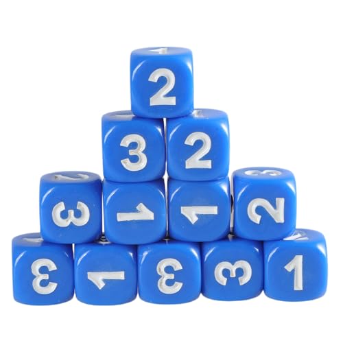 JSGHGDF Spiele Spiele Gerundetes Block Mathematikunterricht Bildungsspielzeug Dices Kleine Farbenfrohe Acryl Sechsseitige Dices Würfel Mit Zahl von JSGHGDF