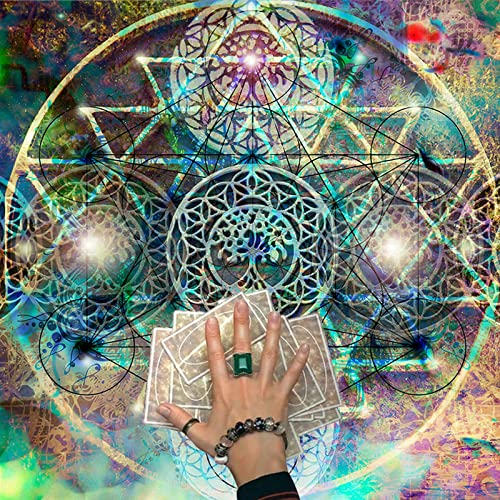 JSGHGDF Square Form Pendulum Divination Tischdecke Brettspiel Tarot Pad Tischtuch Astrologie Oracles Brettspiel Matte JSGHGDF Square Form Pendulum Divination Tischdecke Brettspiel Tarot Pad Tischtuch Astrologie Oracles Brettspiel Matte von JSGHGDF