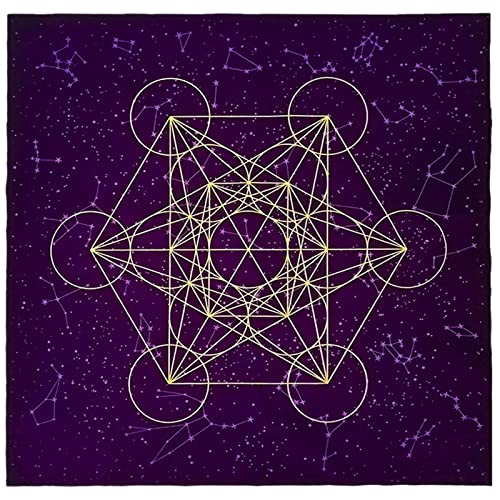 JSGHGDF Stoff Tarot Kartentisch Servietten Flanell Tarot Tuchs Wahrscheinlichkeit Astrologie Brettspiel Tarot Tischdecke Wandteppich von JSGHGDF