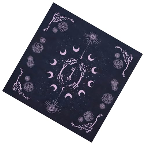 JSGHGDF Tarots Tischdecke Wahrsagetabelle Abdeckungen 3 Größe Option Oracles Brettspiel Matte Square Form Pendel Altars Tischtuch von JSGHGDF