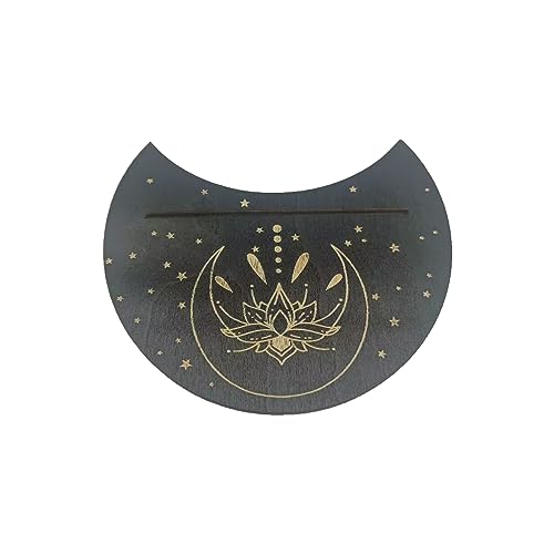 JSGHGDF Tragbare Holztarot Kartenständer Rechteckiger Mondform Tarot Basis Display Tablett Hexengöttliche Werkzeug Tarot Lieferungen JSGHGDF Tragbare Holztarot Kartenständer Rechteckiger Mondform Tarot Basis Display Tablett Hexengöttliche Werkzeug Tarot Lieferungen von JSGHGDF