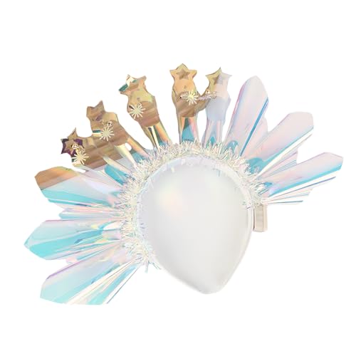 JSGHGDF Verstellbares, blinkendes Stirnband mit mehrfarbigen Effekten für Halloween-Party, glitzernder Kopfschmuck, leuchtende Kopfbedeckung mit langsamem Modus JSGHGDF Verstellbares, blinkendes Stirnband mit mehrfarbigen Effekten für Halloween-Party, glitzernder Kopfschmuck, leuchtende Kopfbedeckung mit langsamem Modus von JSGHGDF