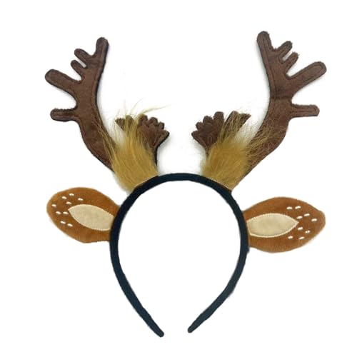 JSGHGDF Weihnachtshirsch Ohr Stirnband Für Frauen Mädchen Halloween Hirschkleid Outfit Accessoire Hirsch Stirnband Hirsch Hirschhirsch Nase JSGHGDF Weihnachtshirsch Ohr Stirnband Für Frauen Mädchen Halloween Hirschkleid Outfit Accessoire Hirsch Stirnband Hirsch Hirschhirsch Nase von JSGHGDF