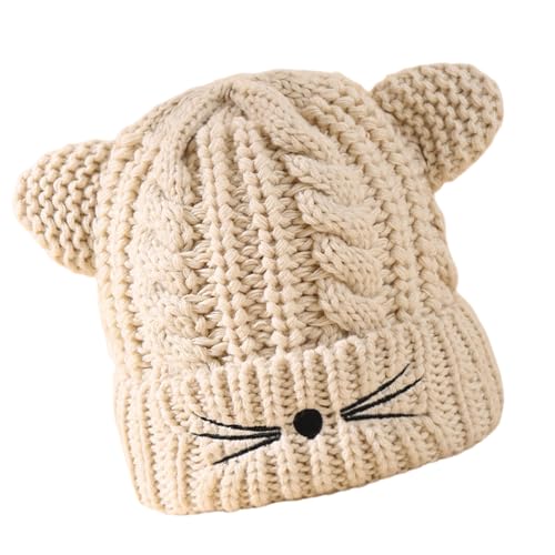 JSGHGDF Wintermützen Kätzchenohren Strickmütze für Halloween Cosplay Foto Requisiten Strickmütze für Jungen und Mädchen Cartoon Ohr JSGHGDF Wintermützen Kätzchenohren Strickmütze für Halloween Cosplay Foto Requisiten Strickmütze für Jungen und Mädchen Cartoon Ohr von JSGHGDF