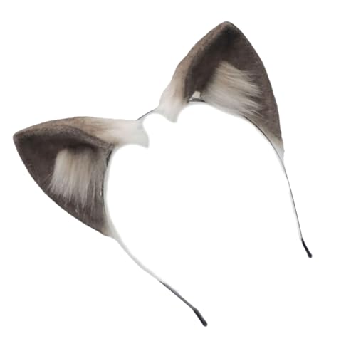 JSGHGDF Wolf Füchse Ohren Stirnbandkatzen Schwanz Weiche Plüsch Für Weihnachten Halloween Cosplay Party Kostümzubehör Verstellbar JSGHGDF Wolf Füchse Ohren Stirnbandkatzen Schwanz Weiche Plüsch Für Weihnachten Halloween Cosplay Party Kostümzubehör Verstellbar von JSGHGDF