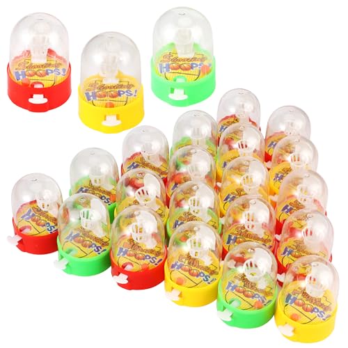 JSMTKJ 20 Pcs Flipper Basketball, Mini Basketball Mini Finger Schießspielzeug, Desktop-Kinderspielzeug, Kleines Spielzeug Korbwurf für Kinder, 6cm - Kindergeburtstag Mitgebsel von JSMTKJ