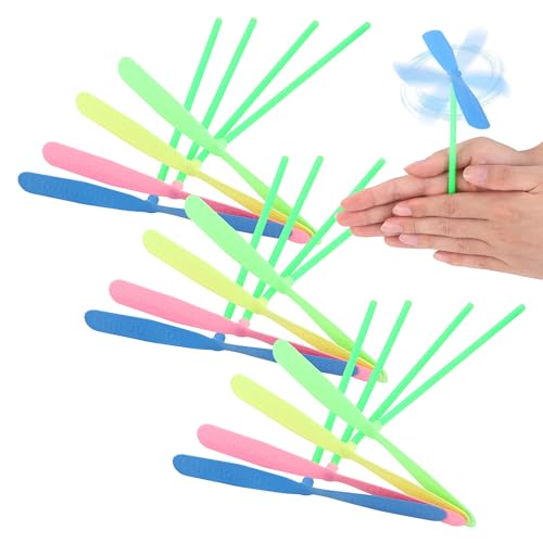 JSMTKJ 50 Stücke Libelle Kunststoff, Fliegen Spielzeug, Plastik Hubschrauber Drehung Propeller für Kinder Im Freien Terrasse Garten Geschenk JSMTKJ 50 Stücke Libelle Kunststoff, Fliegen Spielzeug, Plastik Hubschrauber Drehung Propeller für Kinder Im Freien Terrasse Garten Geschenk von JSMTKJ
