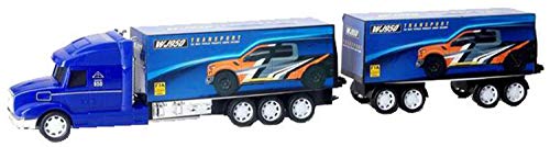 JT-Lizenzen Luna Transporter Mega Truck 65cm Lastzug Hauben LKW mit Anhänger 6 Quads +3J von JT-Lizenzen