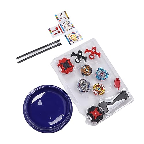 4 Gyroscope Launcher -Spielzeug mit Einzigartigen Handheld -Top -Designs, Kämpfen und Konkurrierenden Set für, Handkoordination Gyroscope Launcher Set für von JTLB