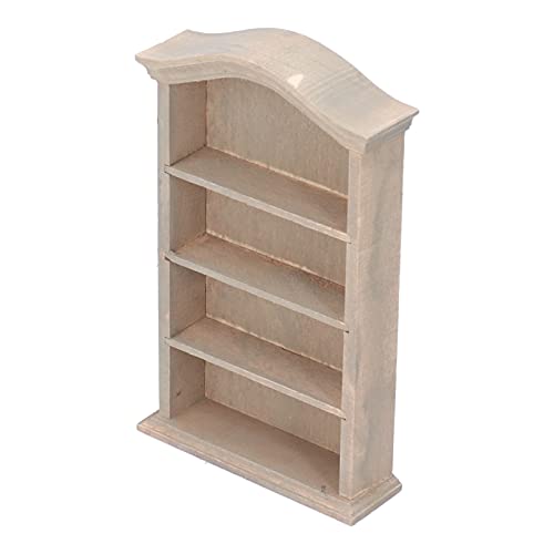 Holzpuppenhaus Bücherregal DIY Miniatur Mini Dollhouse Bücherregal Schrank Möbel von JTLB