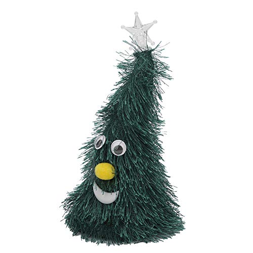 JTLB 6-Zoll Leuchtendes Elektrisches Weihnachtsbaumspielzeug mit Stern-Deko-Akzent, Kinder und Kleinkinder (6-Zoll-Schaukelbaum (weißer fünfzackiger von JTLB