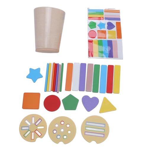 JTLB Holzlernfarbe Sorting Cup Spielzeugfarbe Sortierung Vorschule Lernaktivitäten Form Form Kognition Sensorisches Matching -Spiel für JTLB Holzlernfarbe Sorting Cup Spielzeugfarbe Sortierung Vorschule Lernaktivitäten Form Form Kognition Sensorisches Matching -Spiel für von JTLB