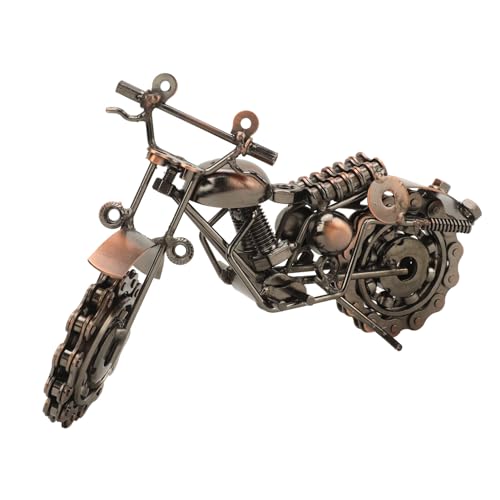 JTLB Motorrad-Spielzeugmodell, Metallische Antike Textur, Robustes, Glättendes, Langlebiges Metallmotorrad für Kinderdekoration von JTLB