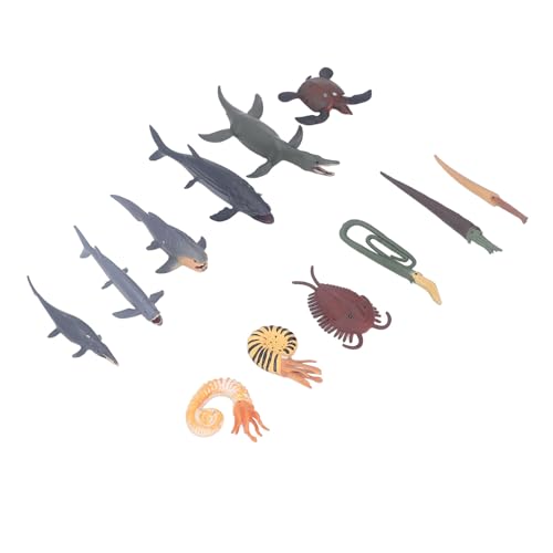 JTLB Realistische Prähistorische Meerestierfiguren, Miniatur-Spielzeugsammlung mit Antiken Meereslebewesen, Ideal für Bildungszwecke und Heimdekorationen (BL 1116) von JTLB