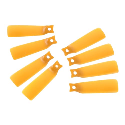 Schnellspanner-Drohnen Propeller für Flip-Drohnen, Geräusch Arme Klingen, Kunststoff Material mit Hoher Zähigkeit, Einfache Installation mit Leichtem Design für Effektive (Orange) von JTLB