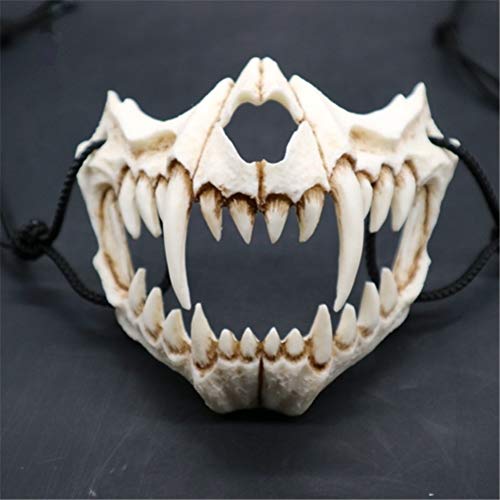 WINBST Schädel Motorrad Skelett Halbe Gesichtsmaske Maske Karneval Fasching Kostüm Halloween Maske Skelett kinnlos WINBST Schädel Motorrad Skelett Halbe Gesichtsmaske Maske Karneval Fasching Kostüm Halloween Maske Skelett kinnlos von JTLB