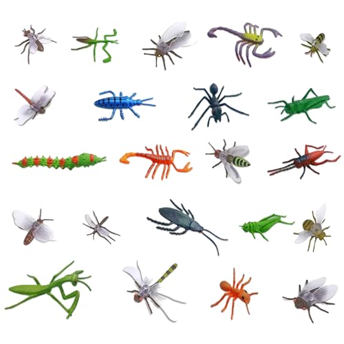 22 Stück simulierte Insekten, Insektenmodelle, frühkindliche Bildung Tierbewusstsein, Kunststoff-Insektenspielzeug, Insekten-3d-Modelle, geeignet für Party-Dekoration, Kinder-Insekten-Bewusstsein 22 Stück simulierte Insekten, Insektenmodelle, frühkindliche Bildung Tierbewusstsein, Kunststoff-Insektenspielzeug, Insekten-3d-Modelle, geeignet für Party-Dekoration, Kinder-Insekten-Bewusstsein von JTMKYO
