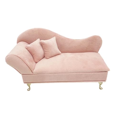 JTQYFI 1/6 Skala Dollhouses Loveseat Sofa Model Schmuckschatulle Für Dekoration Und Vorgetäuschtes Spielszenen von JTQYFI