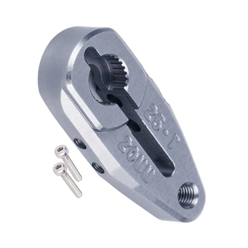 JTQYFI 25t Servo Arm 20mm Für Fernbedienung Crawler Assembler Autospielzeug Upgrade Teile Aluminiumlegierung 25T Lenkung Servo Arm von JTQYFI