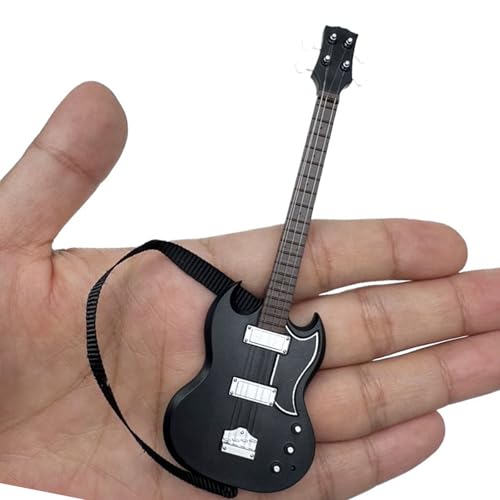 JTQYFI Dollhouses Accessoire Miniaturgitarre Mit Abnehmbarem Riemen Musikinstrument Model Gitarrenpuppenhouses Für Den Sammler JTQYFI Dollhouses Accessoire Miniaturgitarre Mit Abnehmbarem Riemen Musikinstrument Model Gitarrenpuppenhouses Für Den Sammler von JTQYFI