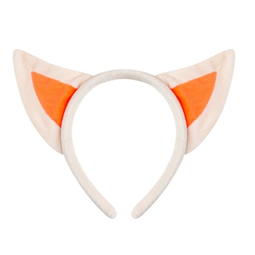 JTQYFI Foxes Kostümzubehör Set Plüsch Schwanz False Nase Katzen Ohren Stirnband Tiere Cosplay Kostümzubehör Für Halloween JTQYFI Foxes Kostümzubehör Set Plüsch Schwanz False Nase Katzen Ohren Stirnband Tiere Cosplay Kostümzubehör Für Halloween von JTQYFI