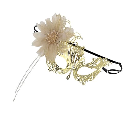 JTQYFI Metall Masquerade Maske Rassestones Maskerade Maske Halbgesichtsmaske Für Frauen Maskerade Halloween Cosplay Abschlussball JTQYFI Metall Masquerade Maske Rassestones Maskerade Maske Halbgesichtsmaske Für Frauen Maskerade Halloween Cosplay Abschlussball von JTQYFI