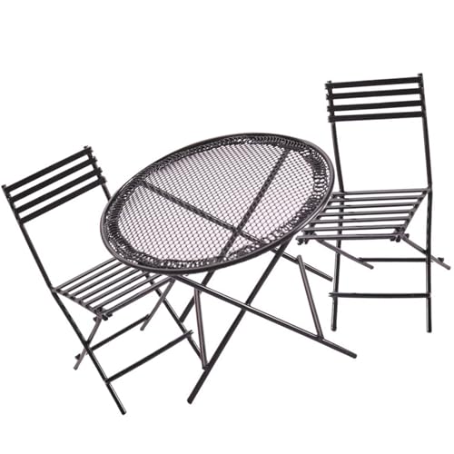 JTQYFI Realistischer Vintage Stuhl Realistic Tisch Essset Tun Täuschung Spiel Für Kinder Rollenstuhl Modell Spielzeug 1:12 Puppenhaus JTQYFI Realistischer Vintage Stuhl Realistic Tisch Essset Tun Täuschung Spiel Für Kinder Rollenstuhl Modell Spielzeug 1:12 Puppenhaus von JTQYFI