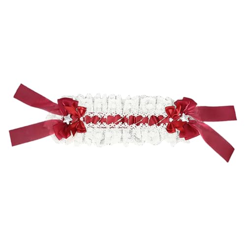 JTQYFI Spitzenbänder Bowknot Stirnband Süßer Anime Maid Kostüm Headwap Für Teenager Mädchen Japanisches Thema Friseur Accessoires JTQYFI Spitzenbänder Bowknot Stirnband Süßer Anime Maid Kostüm Headwap Für Teenager Mädchen Japanisches Thema Friseur Accessoires von JTQYFI