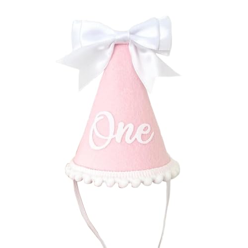JTQYFI Stilvolle Baby Geburtstagshut Kopfbedeckung Schöner Bowknot Charme Mit Weichem Stoff Für Kinder 1 Jahr Kinder JTQYFI Stilvolle Baby Geburtstagshut Kopfbedeckung Schöner Bowknot Charme Mit Weichem Stoff Für Kinder 1 Jahr Kinder von JTQYFI