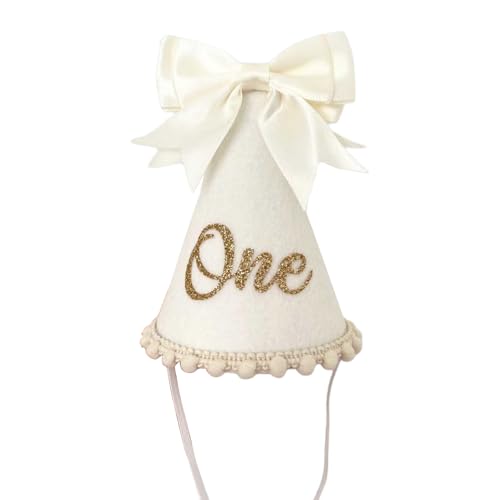 JTQYFI Stilvolle Baby Geburtstagshut Kopfbedeckung Schöner Bowknot Charme Mit Weichem Stoff Für Kinder 1 Jahr Kinder JTQYFI Stilvolle Baby Geburtstagshut Kopfbedeckung Schöner Bowknot Charme Mit Weichem Stoff Für Kinder 1 Jahr Kinder von JTQYFI