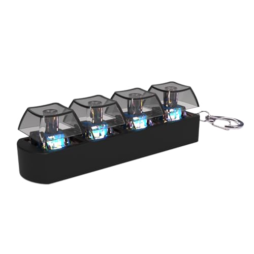 LED Light Up Keyboard Klicks Spielzeug 4-Tasten Schlüsselkap Tester Für Stressabbau Und Sensorische Stimulation Bei Der Entwurfsfähigkeit Von Stressabbauspielzeug von JTQYFI