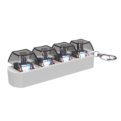 LED Light Up Keyboard Klicks Spielzeug 4-Tasten Schlüsselkap Tester Für Stressabbau Und Sensorische Stimulation Bei Der Entwurfsfähigkeit Von Stressabbauspielzeug von JTQYFI