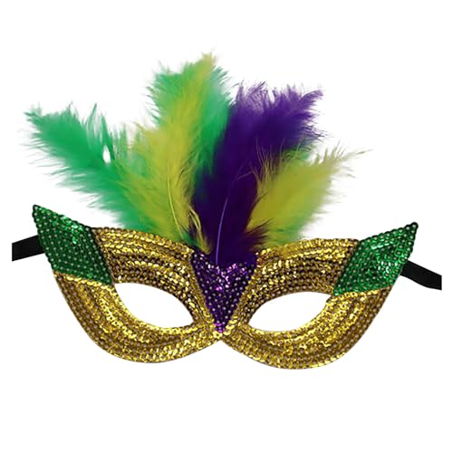 JUANMAO Venezianische Masken Damen Sexy - Venezianische Maske Damen Maskenball Cosplay Fasching Verkleidung Venezianische Maske Abendkleid Tanz Ball Party Venezianische Maske von JUANMAO