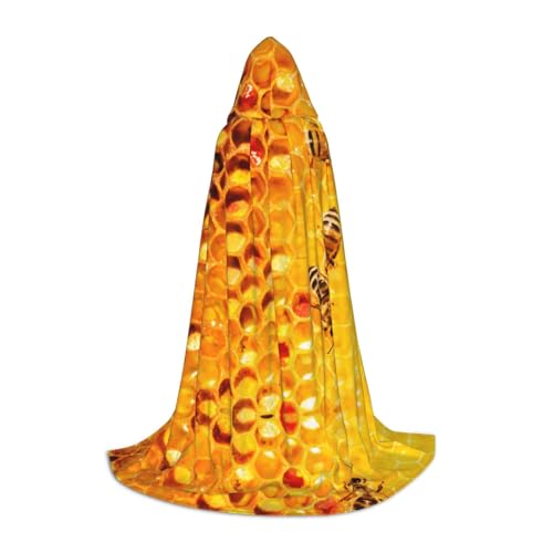 JUANYQME Kapuzenumhang mit Bienen-Aufdruck, für Teenager, stilvoll, bequem, für Kinder, Teenager JUANYQME Kapuzenumhang mit Bienen-Aufdruck, für Teenager, stilvoll, bequem, für Kinder, Teenager von JUANYQME