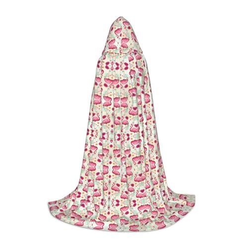 JUANYQME Kapuzenumhang mit Flamingo-Druck für Jugendliche, stilvoll, bequem, für Kinder, Teenager JUANYQME Kapuzenumhang mit Flamingo-Druck für Jugendliche, stilvoll, bequem, für Kinder, Teenager von JUANYQME