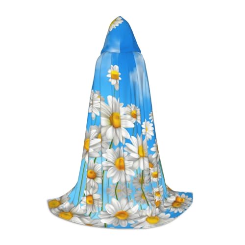 JUANYQME Kapuzenumhang mit Gänseblümchen-Motiv für Teenager, stilvoll, bequem, für Kinder, Teenager JUANYQME Kapuzenumhang mit Gänseblümchen-Motiv für Teenager, stilvoll, bequem, für Kinder, Teenager von JUANYQME