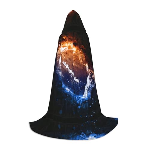 JUANYQME Kapuzenumhang mit Galaxie-Weltraum, American Football-Druck, für Teenager, stilvoll, bequem, für Kinder, Teenager JUANYQME Kapuzenumhang mit Galaxie-Weltraum, American Football-Druck, für Teenager, stilvoll, bequem, für Kinder, Teenager von JUANYQME