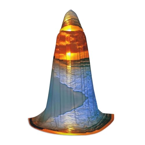 JUANYQME Kapuzenumhang mit Sonnenuntergang-Druck, für Teenager, stilvoll, bequem, für Kinder, Teenager JUANYQME Kapuzenumhang mit Sonnenuntergang-Druck, für Teenager, stilvoll, bequem, für Kinder, Teenager von JUANYQME
