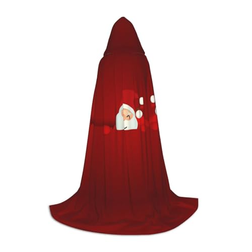 JUANYQME Kapuzenumhang mit süßem Weihnachtsmann-Aufdruck, für Teenager, stilvoll, bequem, für Kinder, Teenager JUANYQME Kapuzenumhang mit süßem Weihnachtsmann-Aufdruck, für Teenager, stilvoll, bequem, für Kinder, Teenager von JUANYQME
