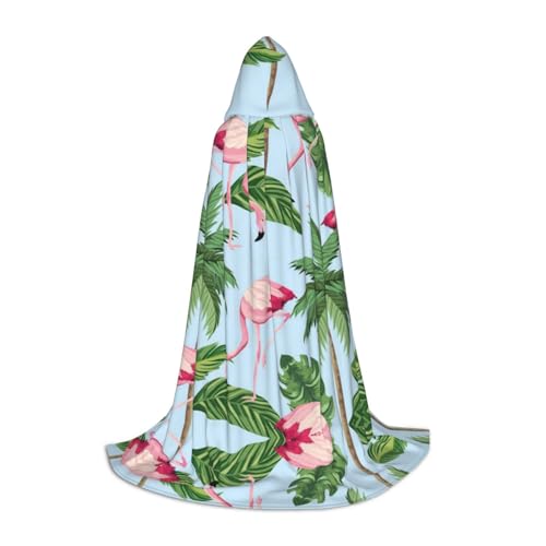 JUANYQME Kapuzenumhang mit tropischem Flamingo-Druck, für Teenager, stilvoll, bequem, für Kinder, Teenager JUANYQME Kapuzenumhang mit tropischem Flamingo-Druck, für Teenager, stilvoll, bequem, für Kinder, Teenager von JUANYQME