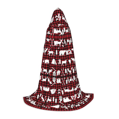 JUANYQME Kuh Hirsch Baum Weihnachten Druck Kapuzenumhang für Jugendliche Stilvoll Bequem Für Kinder Teenager JUANYQME Kuh Hirsch Baum Weihnachten Druck Kapuzenumhang für Jugendliche Stilvoll Bequem Für Kinder Teenager von JUANYQME