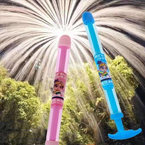 4er Set Feuerwerk Wasserpistolen Spielzeug, Wassersprühspielzeug, Wasserspielzeug for Pool und Strand, Romantische Feuerwerk Wasser-Spritze, Sprühstab Kinder Party Sommerstimmung Spielzeuge von JUCHRZEY